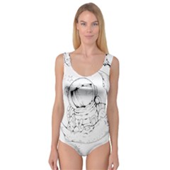 Astronaut-moon-space-astronomy Princess Tank Leotard 