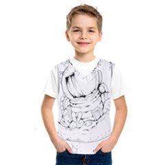 Astronaut-moon-space-astronomy Kids  Basketball Tank Top