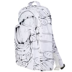 Astronaut-moon-space-astronomy Double Compartment Backpack by Jancukart