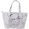 Astronaut-moon-space-astronomy Back Pocket Shoulder Bag  View2