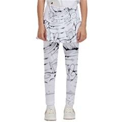 Astronaut-moon-space-astronomy Kids  Skirted Pants by Jancukart