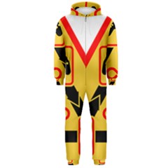 Gamer-geek-video-game-sign-fan Hooded Jumpsuit (men)