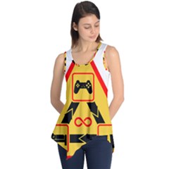 Gamer-geek-video-game-sign-fan Sleeveless Tunic