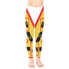 Gamer-geek-video-game-sign-fan Kids  Leggings by Jancukart