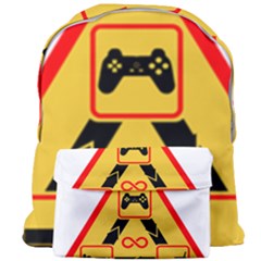 Gamer-geek-video-game-sign-fan Giant Full Print Backpack by Jancukart