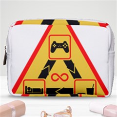 Gamer-geek-video-game-sign-fan Make Up Pouch (medium) by Jancukart