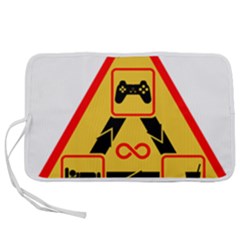 Gamer-geek-video-game-sign-fan Pen Storage Case (l) by Jancukart