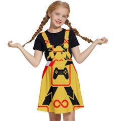 Gamer-geek-video-game-sign-fan Kids  Apron Dress by Jancukart