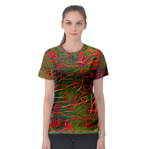 Background-pattern-texture- Women s Sport Mesh Tee by Jancukart