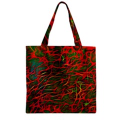 Background-pattern-texture- Zipper Grocery Tote Bag