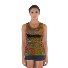 Background-pattern-texture- Sport Tank Top 