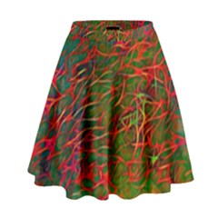 Background-pattern-texture- High Waist Skirt