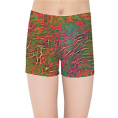 Background-pattern-texture- Kids  Sports Shorts