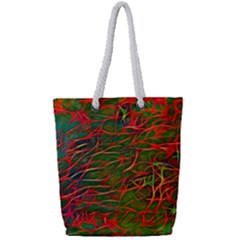 Background-pattern-texture- Full Print Rope Handle Tote (small)