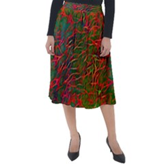 Background-pattern-texture- Classic Velour Midi Skirt 