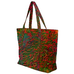 Background-pattern-texture- Zip Up Canvas Bag