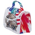 Statue Of Liberty Independence Day Poster Art Satchel Handbag View1