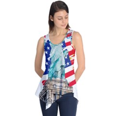 Statue Of Liberty Independence Day Poster Art Sleeveless Tunic