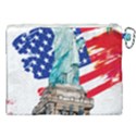 Statue Of Liberty Independence Day Poster Art Canvas Cosmetic Bag (XXL) View2