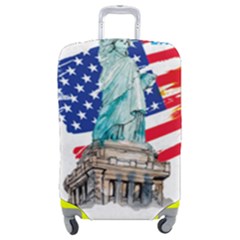 Statue Of Liberty Independence Day Poster Art Luggage Cover (medium)