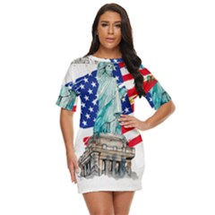 Statue Of Liberty Independence Day Poster Art Just Threw It On Dress