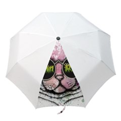 Black-cat-head Folding Umbrellas