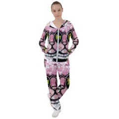 Black-cat-head Women s Tracksuit