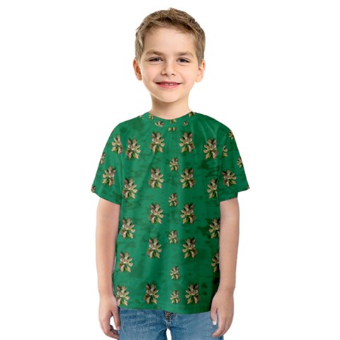 Water Lilies In The Soft Clear Warm Tropical Sea Kids  Sport Mesh Tee by pepitasart