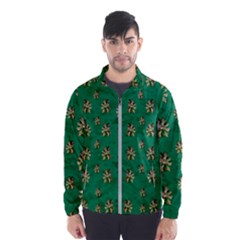 Water Lilies In The Soft Clear Warm Tropical Sea Men s Windbreaker