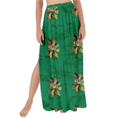 Water Lilies In The Soft Clear Warm Tropical Sea Maxi Chiffon Tie-up Sarong by pepitasart