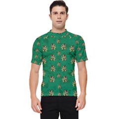 Water Lilies In The Soft Clear Warm Tropical Sea Men s Short Sleeve Rash Guard by pepitasart