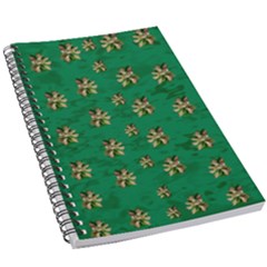 Water Lilies In The Soft Clear Warm Tropical Sea 5 5  X 8 5  Notebook by pepitasart