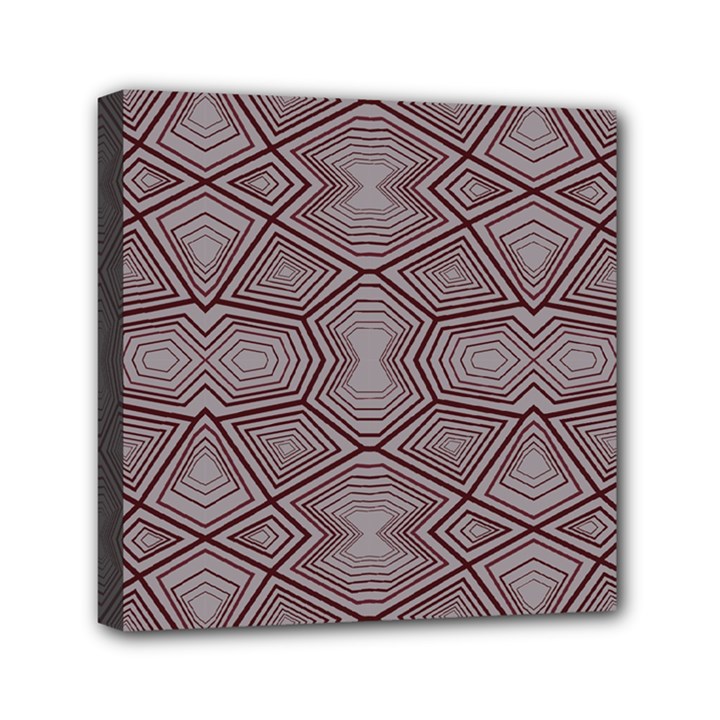 Abstract pattern geometric backgrounds Mini Canvas 6  x 6  (Stretched)