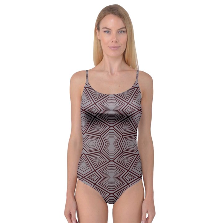 Abstract pattern geometric backgrounds Camisole Leotard 