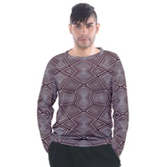 Abstract pattern geometric backgrounds Men s Long Sleeve Raglan Tee