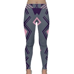 Abstract Pattern Geometric Backgrounds  Classic Yoga Leggings by Eskimos