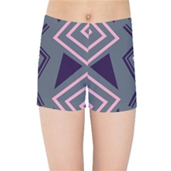 Abstract Pattern Geometric Backgrounds  Kids  Sports Shorts by Eskimos