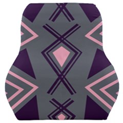 Abstract Pattern Geometric Backgrounds  Car Seat Back Cushion  by Eskimos