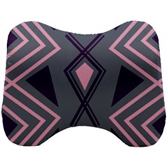 Abstract Pattern Geometric Backgrounds  Head Support Cushion by Eskimos