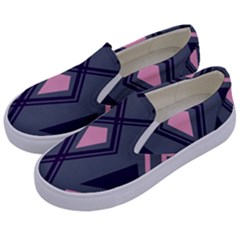 Abstract Pattern Geometric Backgrounds  Kids  Canvas Slip Ons by Eskimos