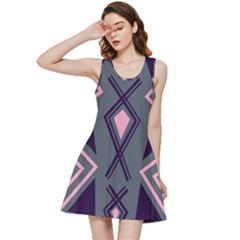 Abstract Pattern Geometric Backgrounds  Inside Out Racerback Dress by Eskimos