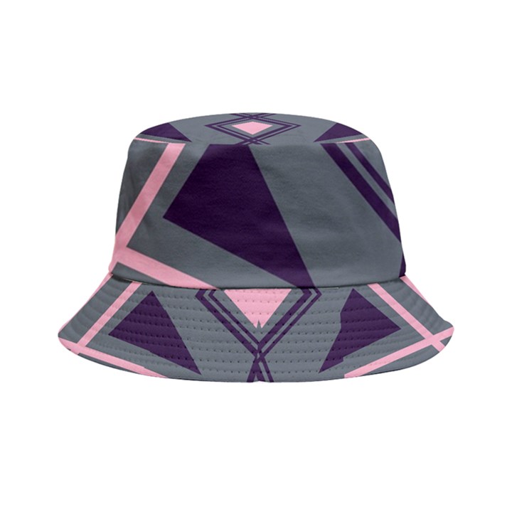 Abstract pattern geometric backgrounds  Inside Out Bucket Hat