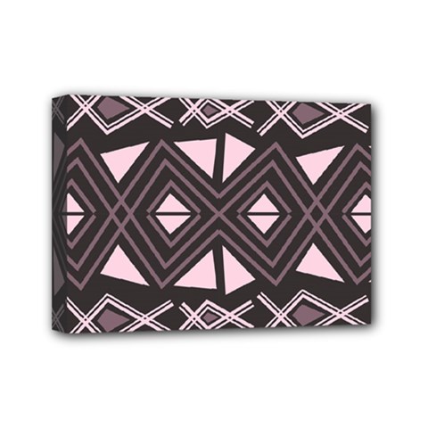 Abstract Pattern Geometric Backgrounds Mini Canvas 7  X 5  (stretched) by Eskimos