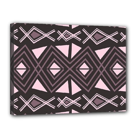 Abstract Pattern Geometric Backgrounds Canvas 16  X 12  (stretched) by Eskimos