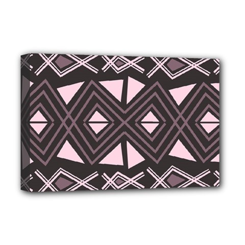 Abstract Pattern Geometric Backgrounds Deluxe Canvas 18  X 12  (stretched) by Eskimos