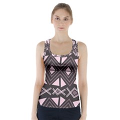 Abstract Pattern Geometric Backgrounds Racer Back Sports Top by Eskimos