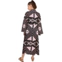 Abstract pattern geometric backgrounds Maxi Kimono View2