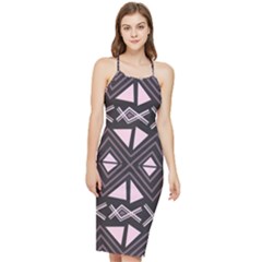 Abstract Pattern Geometric Backgrounds Bodycon Cross Back Summer Dress by Eskimos