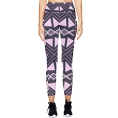 Abstract Pattern Geometric Backgrounds Pocket Leggings  by Eskimos