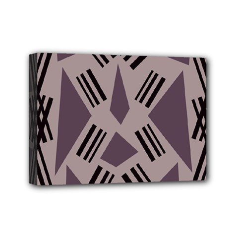 Abstract Pattern Geometric Backgrounds   Mini Canvas 7  X 5  (stretched) by Eskimos